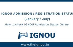 IGNOU Admission Status