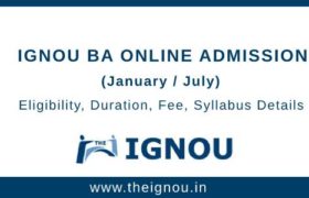 IGNOU BA Online Admission