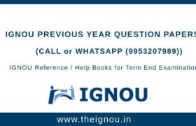 IGNOU Previous Year Question Papers