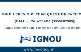 IGNOU Previous Year Question Papers