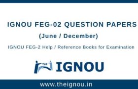 IGNOU FEG-2 Question Papers