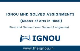 Ignou MA Hindi Solved Assignment