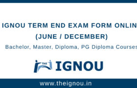 IGNOU TEE EXAM FORM ONLINE