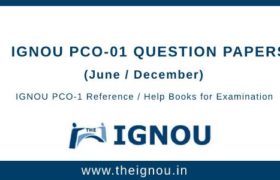 IGNOU PCO-01 Question Papers