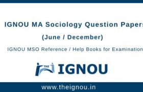 IGNOU MSO Question Papers