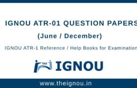 IGNOU ATR-1 Question Papers