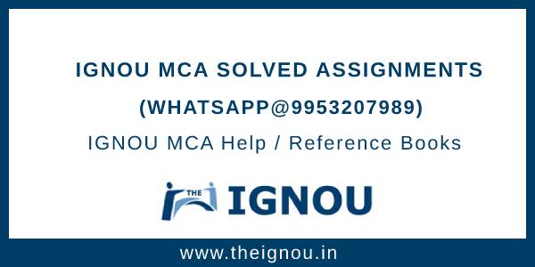 ignou mca solved assignment 2023