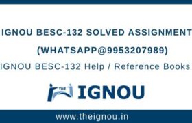 BESC-132 IGNOU