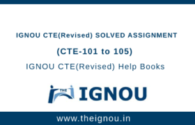 IGNOU cte revised