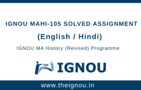 Ignou mhi105