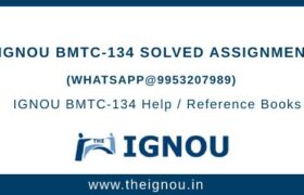 IGNOU BMTC-134